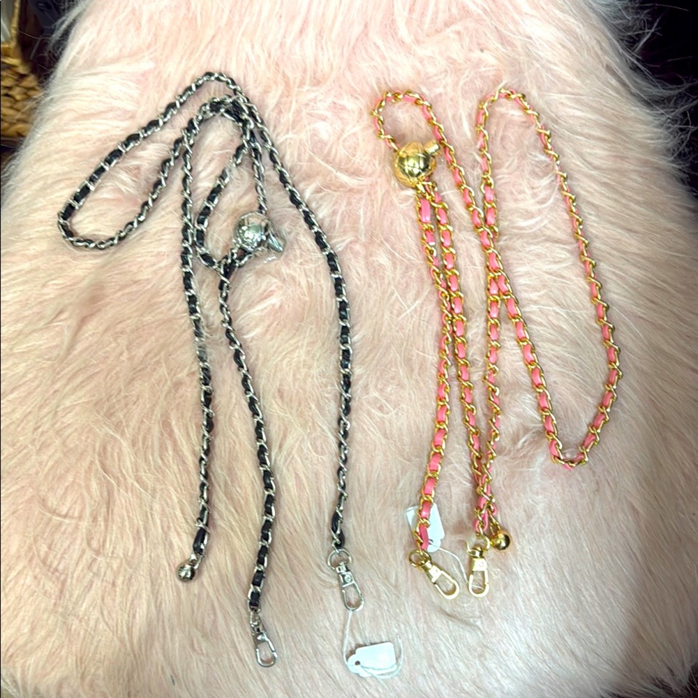 Elegant Gold or Silver adjustable crossbody chain